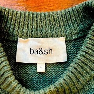 Woman’s B.a.s.h Cotton Sweater. Size small